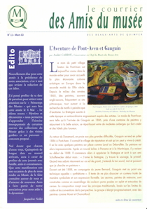 Le courrier des Amis du Musée Pont-Aven Gauguin